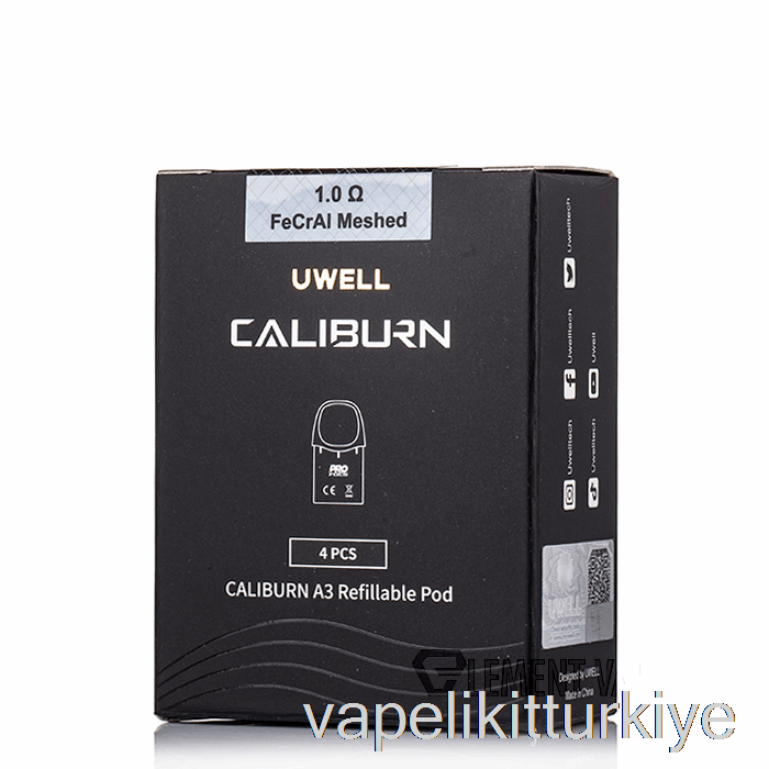 Vape Elektronik Sigara Uwell Caliburn A3 Yedek Bölmeler 1.0ohm A3 Fekral örgülü Bölmeler